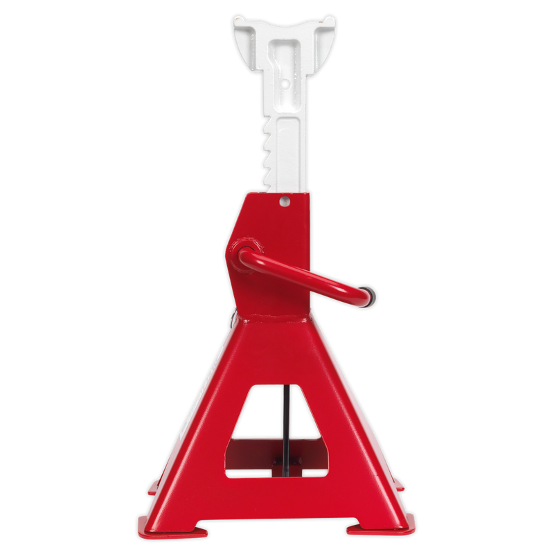 Sealey AAS3000 Auto Rise Ratchet Axle Stands (Pair) 3tonne Capacity per Stand