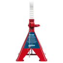 Sealey AAS5000 Auto Rise Ratchet Axle Stands (Pair) 5tonne Capacity per Stand
