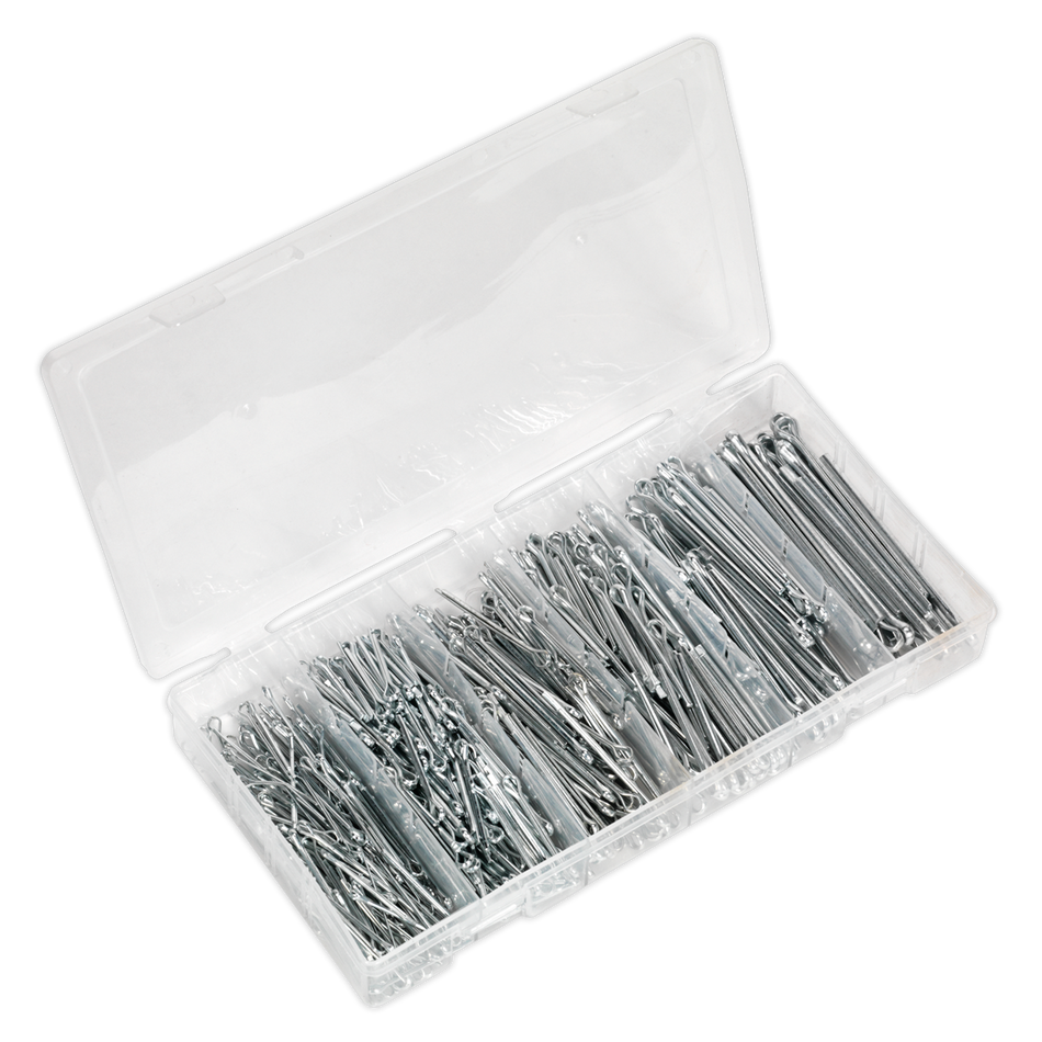 Sealey AB001SP 555pc Split Pin Assortment - Small Sizes