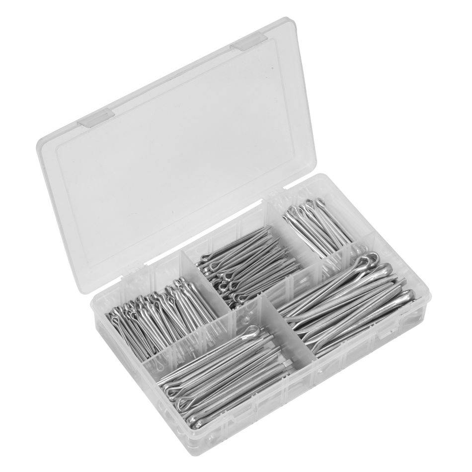 Sealey AB003SP 230pc Split Pin Assortment - Large Sizes