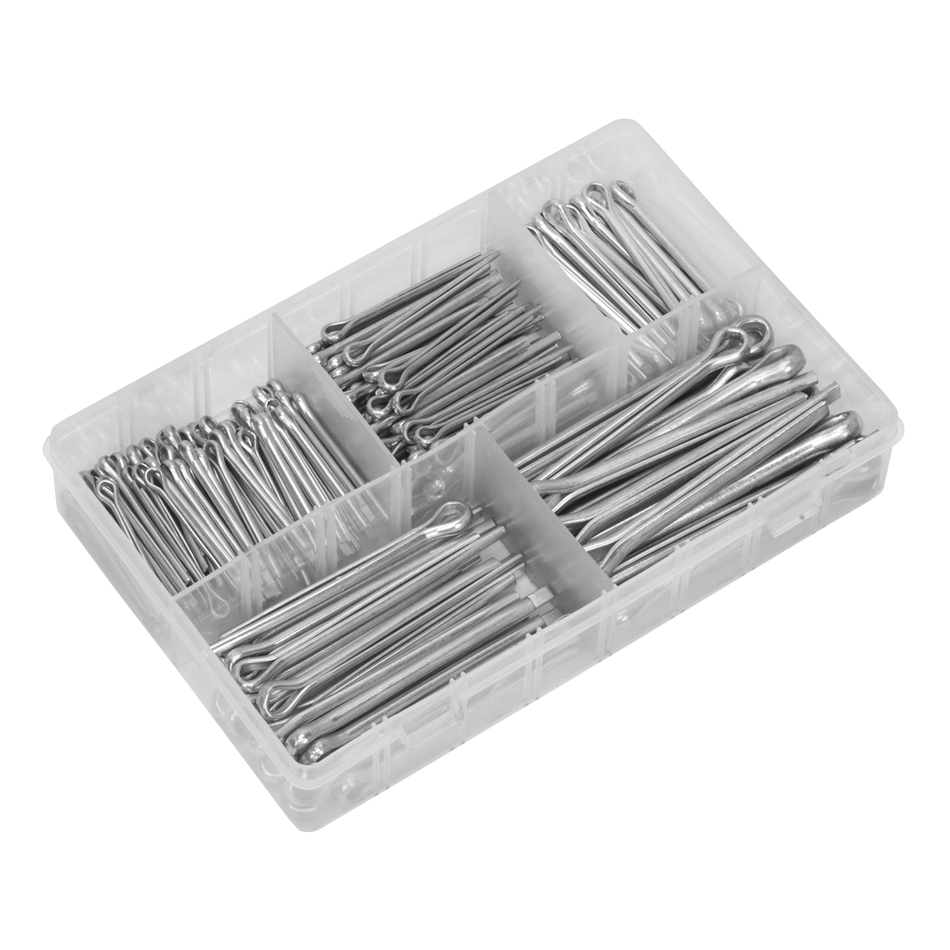 Sealey AB003SP 230pc Split Pin Assortment - Large Sizes