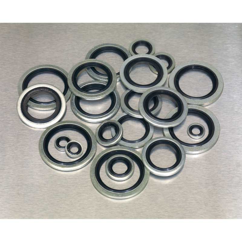 Sealey AB011DS 84pc Bonded Seal Assortment - BSP