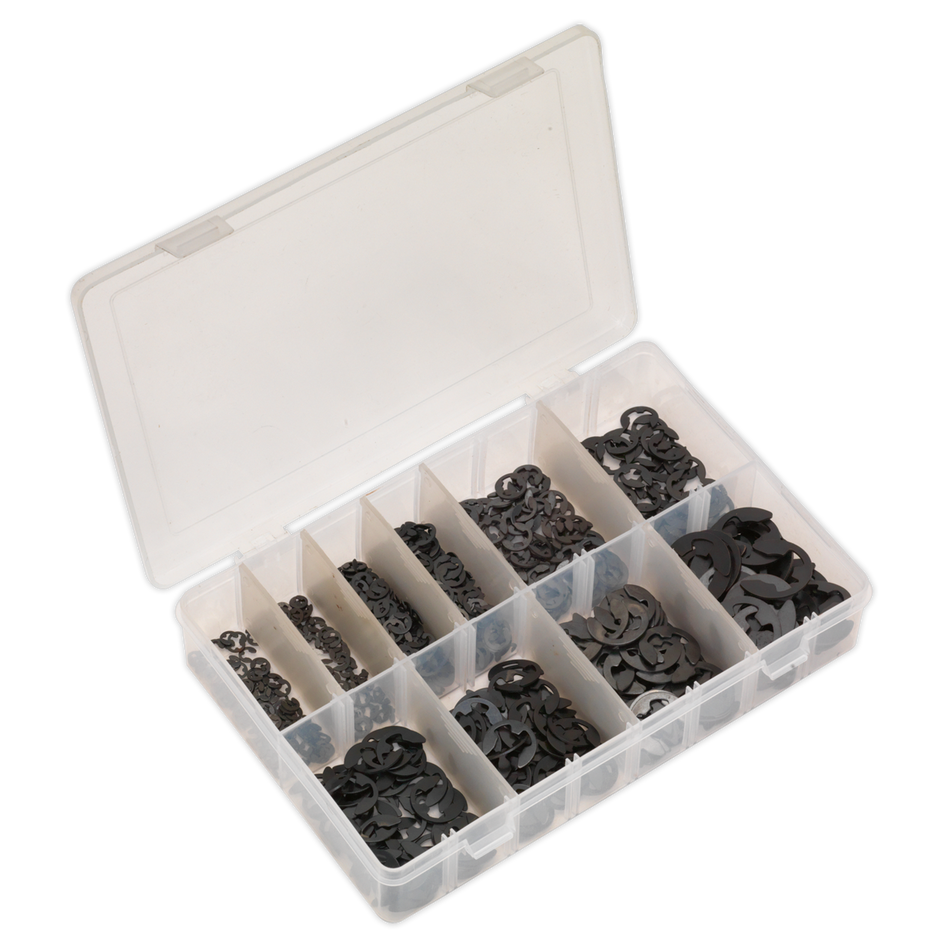 Sealey AB013ER 800pc E-Clip Retainer Assortment - Imperial