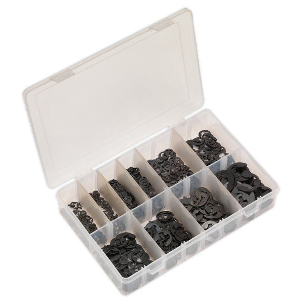 Sealey AB013ER 800pc E-Clip Retainer Assortment - Imperial