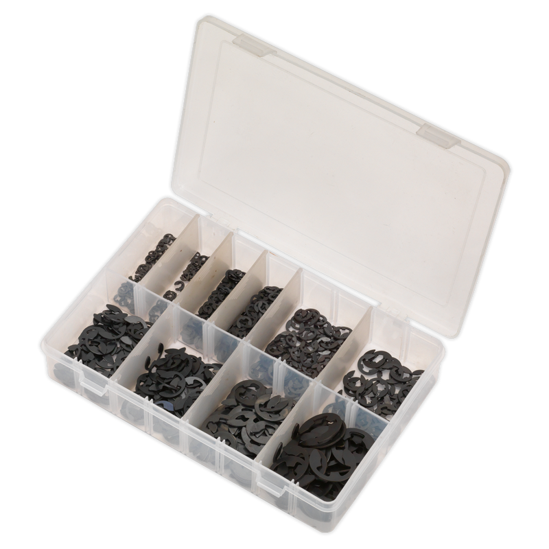Sealey AB013ER 800pc E-Clip Retainer Assortment - Imperial