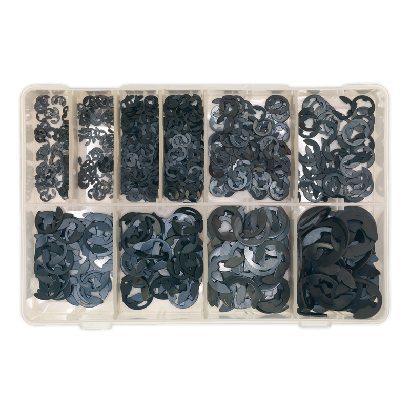 Sealey AB013ER 800pc E-Clip Retainer Assortment - Imperial