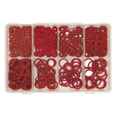 Sealey AB014FW 600pc Fibre Washer Assortment - Metric