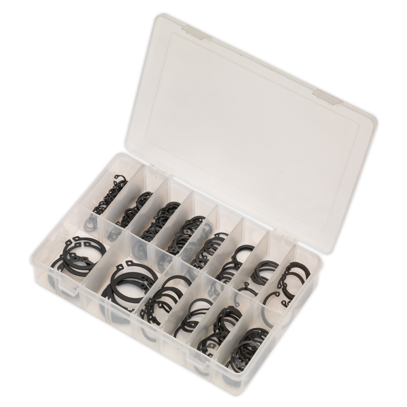 Sealey AB017CC 200pc Internal/External Circlip Assortment - Metric