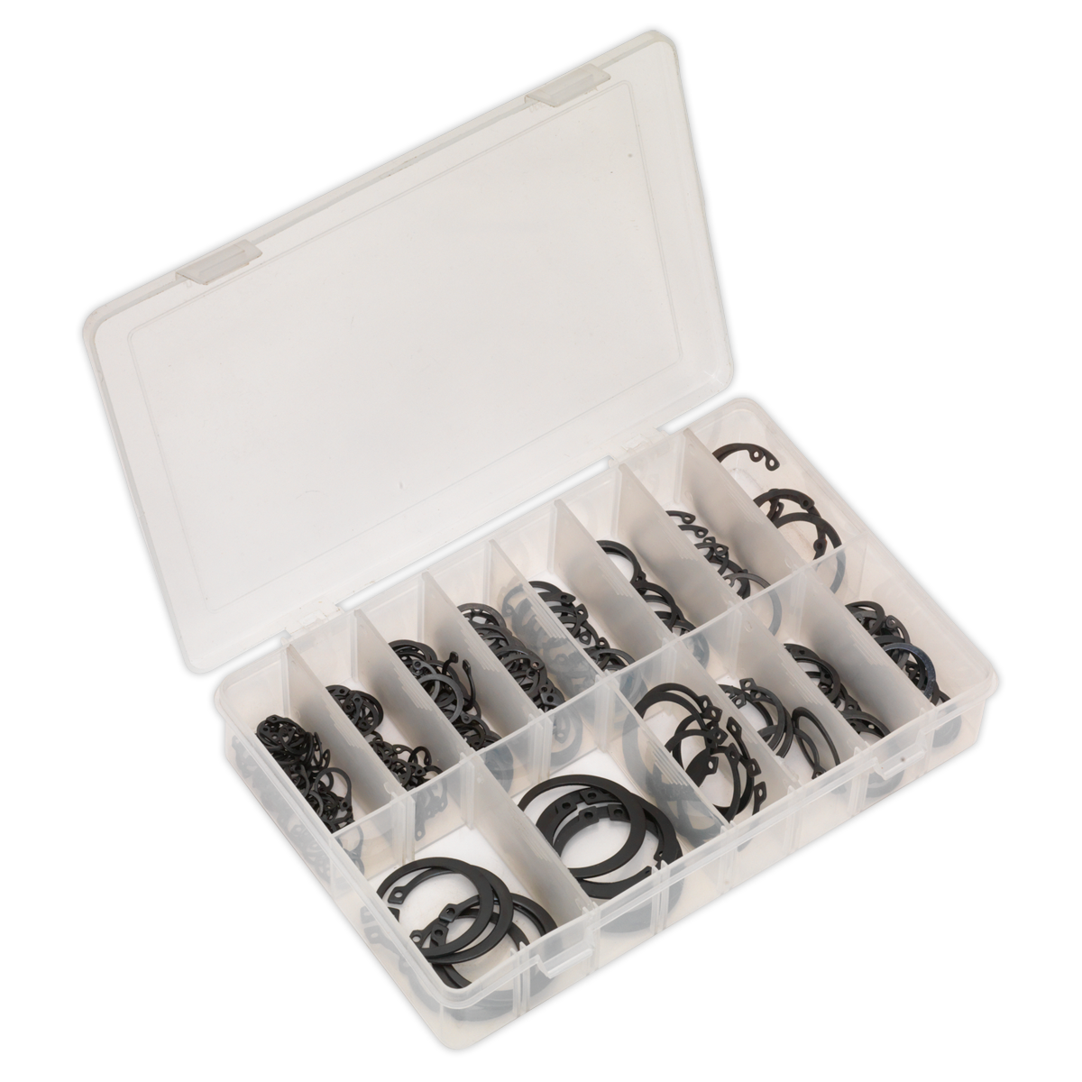 Sealey AB017CC 200pc Internal/External Circlip Assortment - Metric