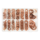Sealey AB020CW 250pc Copper Sealing Washer Assortment - Metric