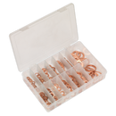 Sealey AB020CW 250pc Copper Sealing Washer Assortment - Metric