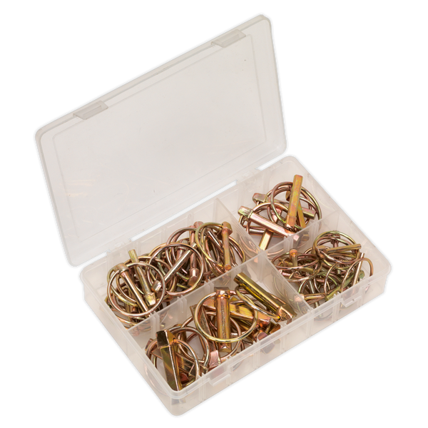 Sealey AB022LP 50pc Linch Pin Assortment - Metric