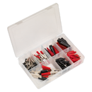 Sealey AB023CA 60pc Crocodile Clip Assortment - Black & Red