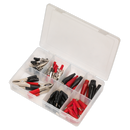 Sealey AB023CA 60pc Crocodile Clip Assortment - Black & Red