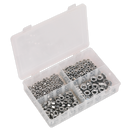 Sealey AB028SN 370pc Steel Nut Assortment DIN 934 - M5-M10