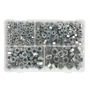 Sealey AB029SN 320pc 1/4"-1/2"UNF Steel Nut Assortment