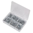 Sealey AB031FN 390pc Serrated Flange Nut Assortment DIN 6293 - M5-M12