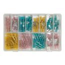 Sealey AB037HT 142pc Adhesive Lined Heat Shrink Terminal Assortment - Blue, Red, Yellow