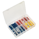 Sealey AB038MT 200pc Blue, Red & Yellow Crimp Terminal Assortment