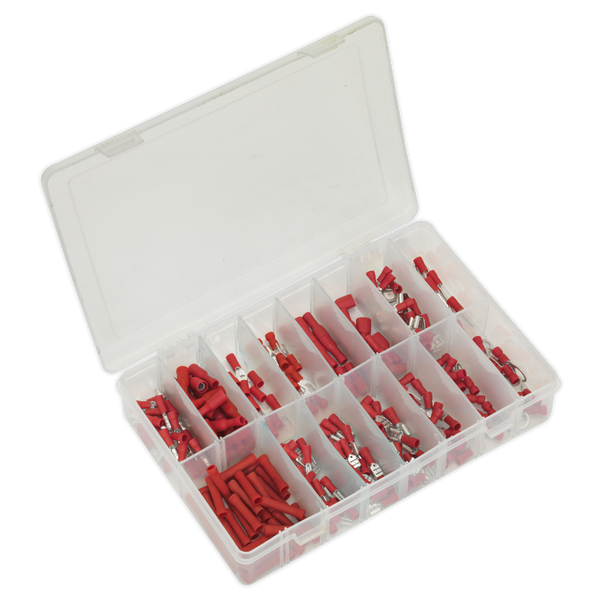 Sealey AB039RT 260pc Red Crimp Terminal Assortment