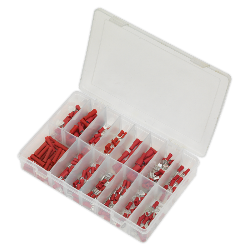 Sealey AB039RT 260pc Red Crimp Terminal Assortment
