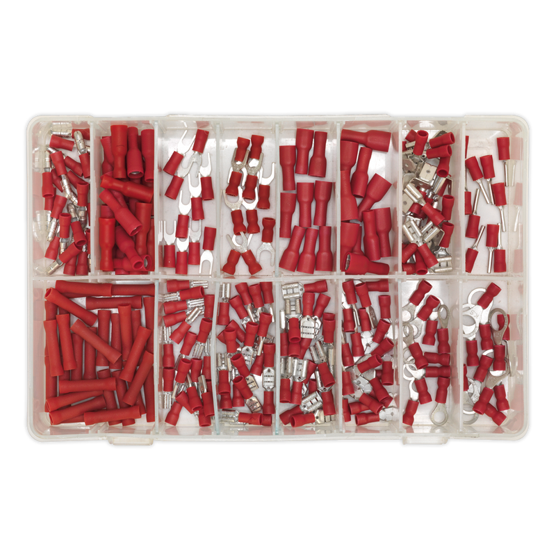 Sealey AB039RT 260pc Red Crimp Terminal Assortment