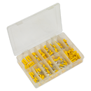 Sealey AB041YT 140pc Yellow Crimp Terminal Assortment