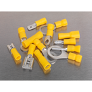 Sealey AB041YT 140pc Yellow Crimp Terminal Assortment