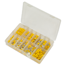 Sealey AB041YT 140pc Yellow Crimp Terminal Assortment