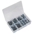 Sealey AB042MH 100pc Mini Hose Clip Assortment DIN 1.0338