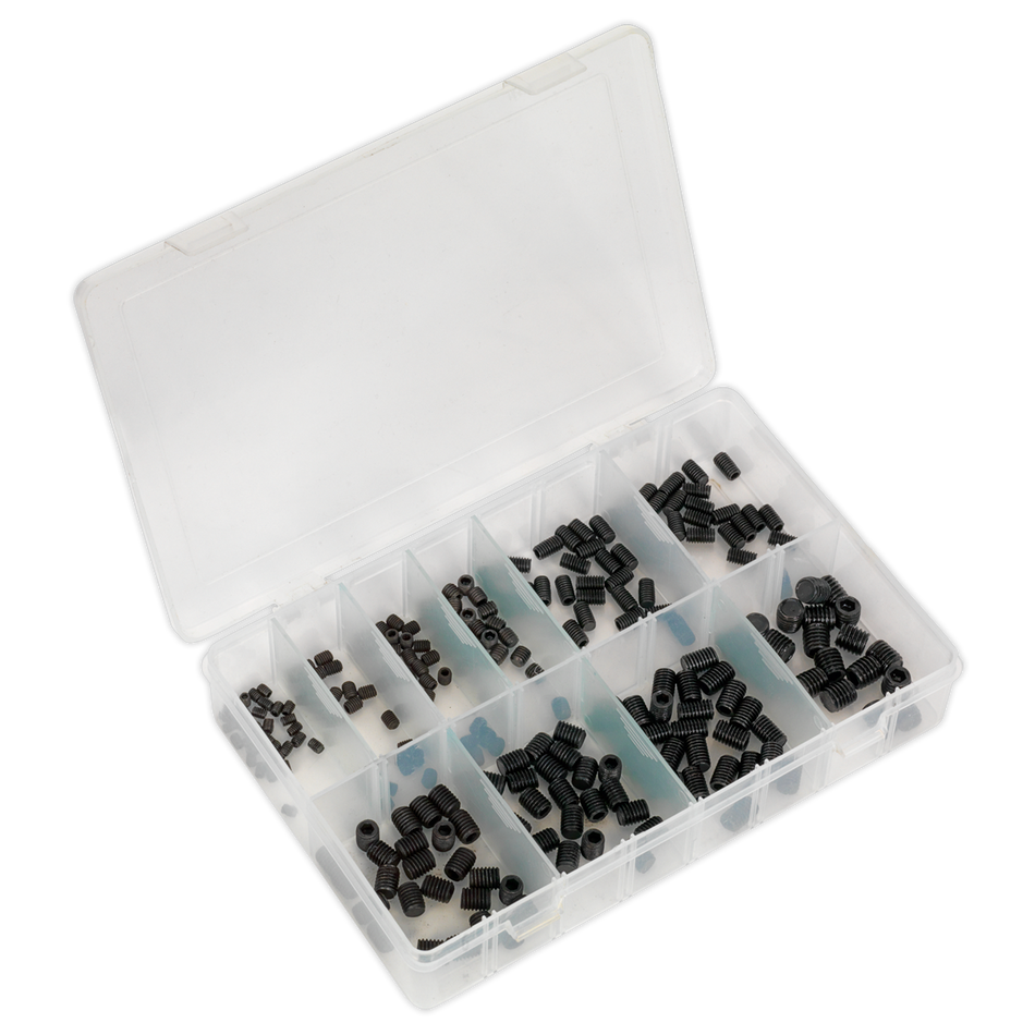Sealey AB045GS 250pc Grub Screw Assortment DIN 916 - M4-M10