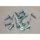 Sealey AB054MS 264pc Machine Screw Assortment Countersunk & Pan Head Pozi - M5-M8