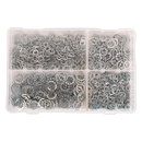 Sealey AB057LW 1000pc Internal Serrated Lock Washer Assortment DIN 6798J - M5-M10