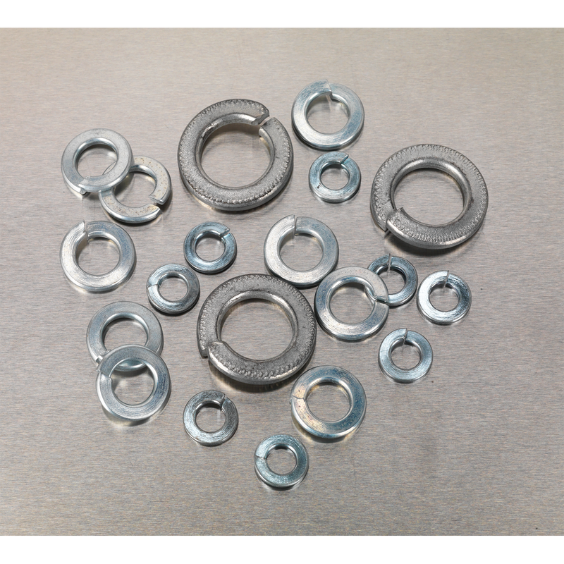 Sealey AB058SW 1010pc Spring Washer Assortment DIN 127B - M6-M16