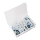 Sealey AB059RW 240pc Zinc Plated Repair Washer Assortment - M5-M10