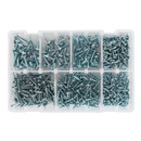 Sealey AB060SDS 500pc Self Drilling Phillips Pan Head Screw Assortment
