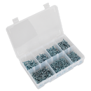 Sealey AB060SDS 500pc Self Drilling Phillips Pan Head Screw Assortment