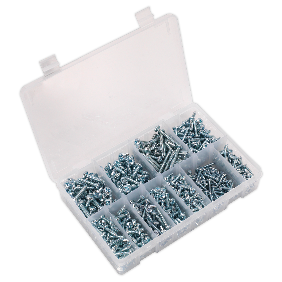 Sealey AB063STPH 700pc Self Tapping Pan Head Pozi Screw Assortment - DIN 7981CZ