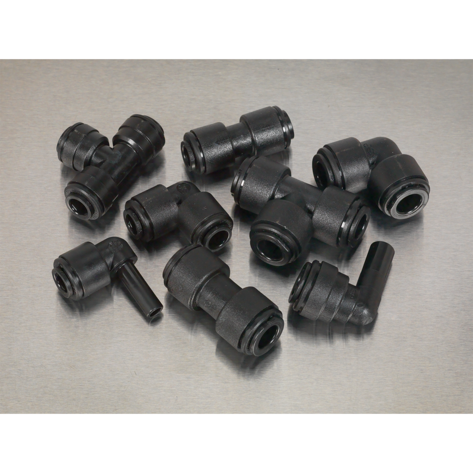 Sealey AB069JG 32pc Speedfit Pneumatic Coupling Assortment - 6 & 8mm Metric