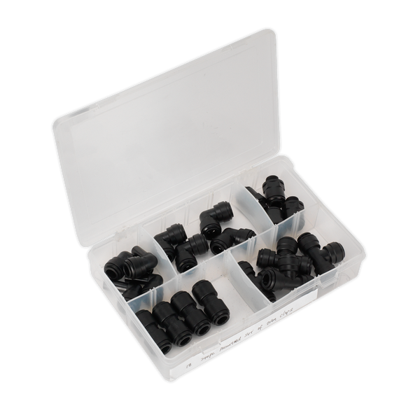 Sealey AB070JG 20pc Speedfit Pneumatic Coupling Assortment - 10mm Metric