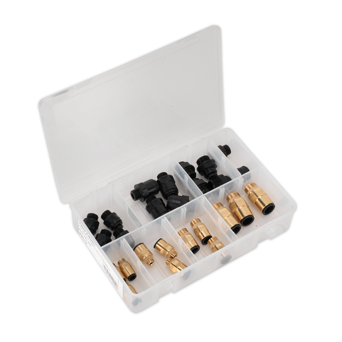 Sealey AB072JG 30pc Speedfit Pneumatic Coupling Thread Adaptor Assortment - Metric & Imperial
