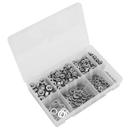 Sealey AB077NW Stainless Steel Nut and Washer Assortment 500pc M5-M10