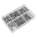 Sealey AB077NW Stainless Steel Nut and Washer Assortment 500pc M5-M10