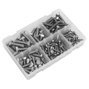 Sealey AB078SS Stainless Steel Setscrew Assortment 150pc M5-M10