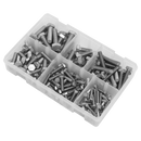 Sealey AB078SS Stainless Steel Setscrew Assortment 150pc M5-M10