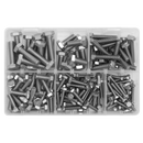 Sealey AB078SS Stainless Steel Setscrew Assortment 150pc M5-M10