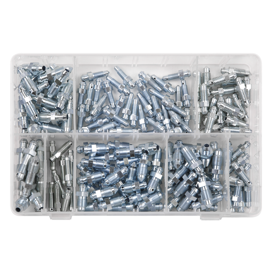 Sealey AB160BN 160pc Bleed Nipple Assorted Box