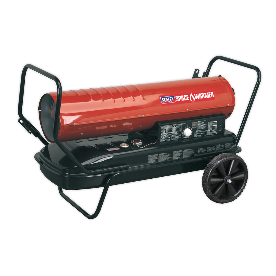 Sealey AB1758 175,000Btu/hr Space Warmer‚àö√á¬¨√Ü Paraffin/Kerosene/Diesel Heater with Wheels