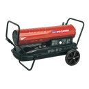 Sealey AB1758 175,000Btu/hr Space Warmer√Ç¬Æ Paraffin/Kerosene/Diesel Heater with Wheels