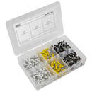 Sealey AB195NP 195pc Numberplate Screw Assortment - Plastic Enclosed Head